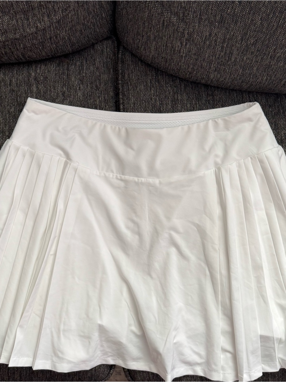 CALIA Court Collection White Pleated Athletic Mesh Tennis Skort‎ XL
